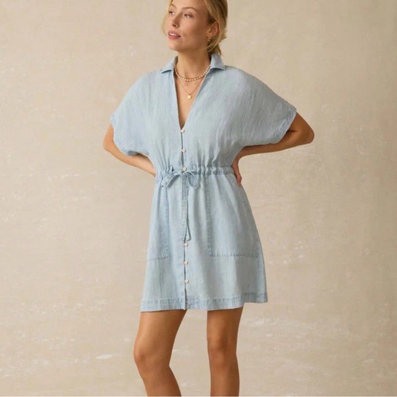 Faherty Tried & True Oakley Dress NWT - Picture 2 of 10